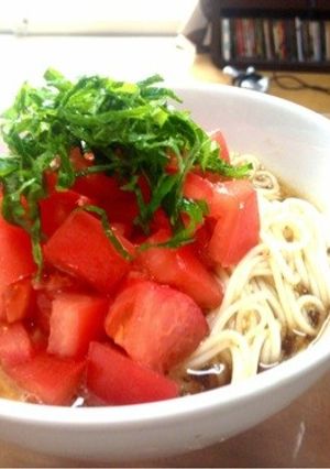 たっぷりトマトの中華風そうめん-レシピのメイン写真