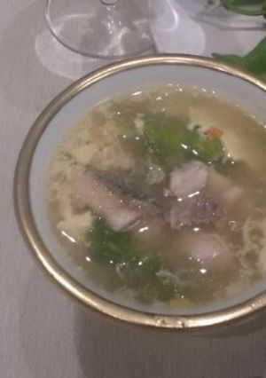 中華風白身魚のトローリ卵とじスープ-レシピのメイン写真