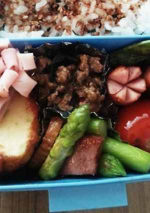 お弁当に♪鴨のスモークとアスパラ炒め♡-レシピのメイン写真