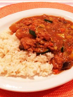 簡単♡夏野菜のキーマカレー-レシピのメイン写真