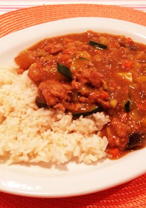 簡単♡夏野菜のキーマカレー-レシピのメイン写真