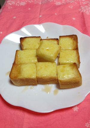 チーズトースト♪簡単スイーツ♪-レシピのメイン写真