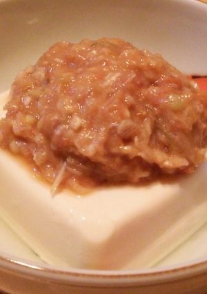 梅味噌の冷奴-レシピのメイン写真