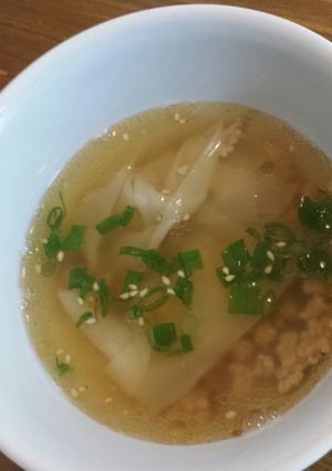 簡単！ワンタンスープ-レシピのメイン写真