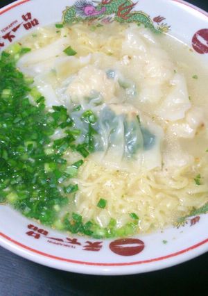 第２段、豚骨ワンタン麺-レシピのメイン写真