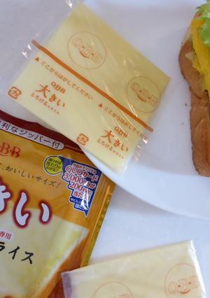とろけるスライスチーズサンド-レシピのメイン写真