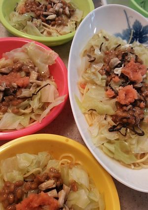 あるもので和風パスタ-レシピのメイン写真