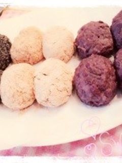 美味しさ変わらずヘルシーおはぎ♡-レシピのメイン写真