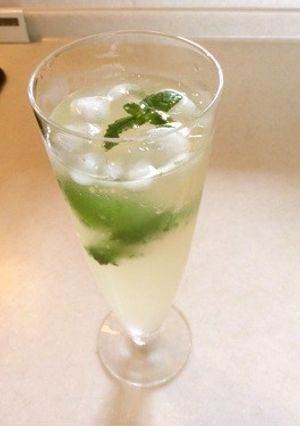 ゆず茶のミントティー割り-レシピのメイン写真