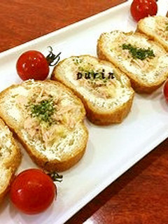 塩レモンとシーチキンのカナッペ-レシピのメイン写真