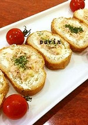 塩レモンとシーチキンのカナッペ-レシピのメイン写真