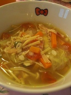 ミネストローネ風野菜のスープ-レシピのメイン写真