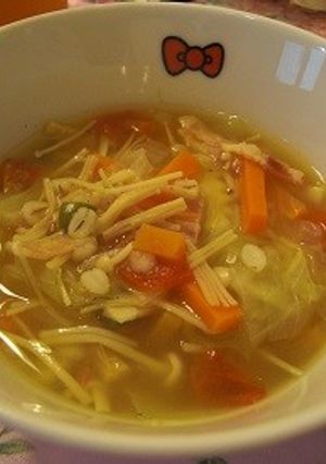 ミネストローネ風野菜のスープ-レシピのメイン写真