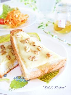 くるみハニーチーズトースト✿-レシピのメイン写真