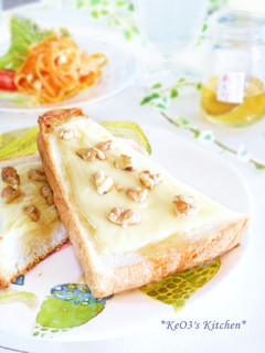 くるみハニーチーズトースト✿-レシピのメイン写真