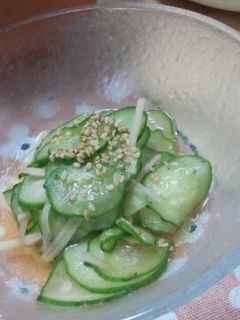 きゅうりと生姜の酢の物-レシピのメイン写真
