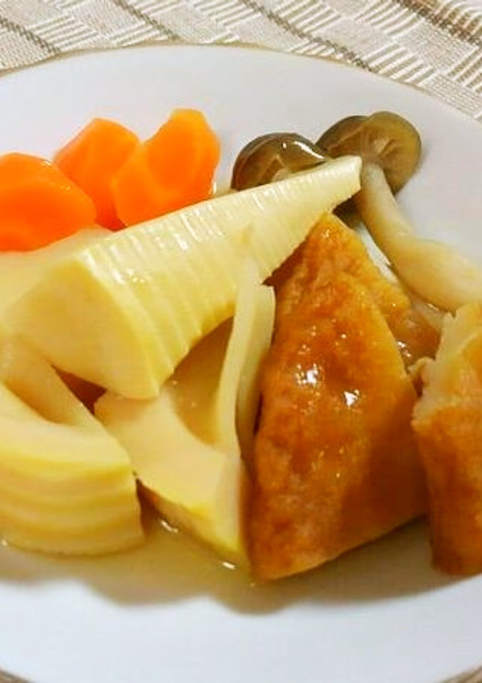 タケノコとさつま揚げ・しめじの煮物♪-レシピのメイン写真