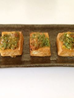 厚揚げの味噌焼き-レシピのメイン写真