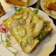 簡単ピザ♪カレー風味