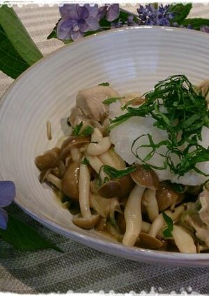 おうち居酒屋★サッパリ鶏しめじ-レシピのメイン写真