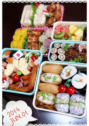 2014運動会お弁当覚書-レシピのメイン写真