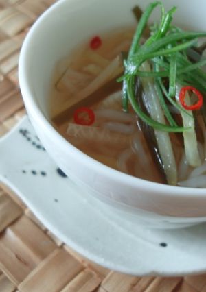 【照り焼き大根】出し汁で節約アジアスープ-レシピのメイン写真