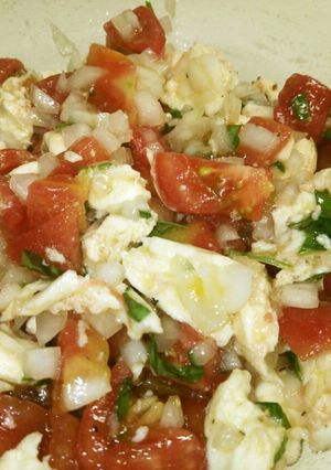 超簡単!! スプーンで 食べるサラダ？-レシピのメイン写真
