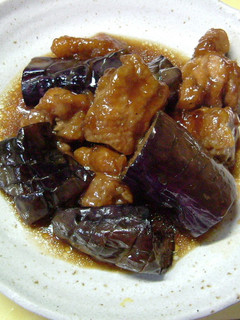 なすと鶏肉のさっぱりこってり煮-レシピのメイン写真