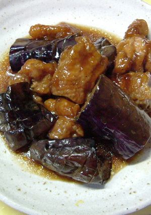 なすと鶏肉のさっぱりこってり煮-レシピのメイン写真