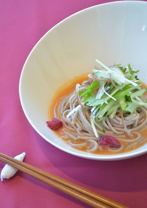 冷製ガスパチョそば-レシピのメイン写真