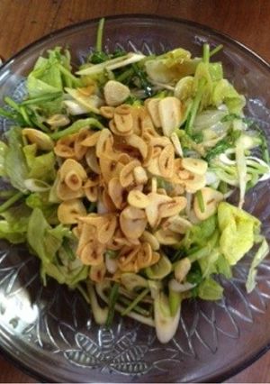 春菊サラダ-レシピのメイン写真
