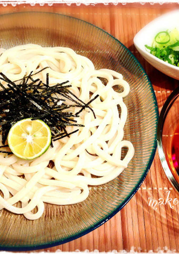 簡単！冷凍うどんで♫すだちざるうどん-レシピのメイン写真