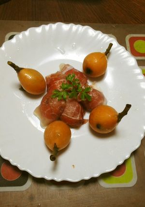 生ハム枇杷-レシピのメイン写真