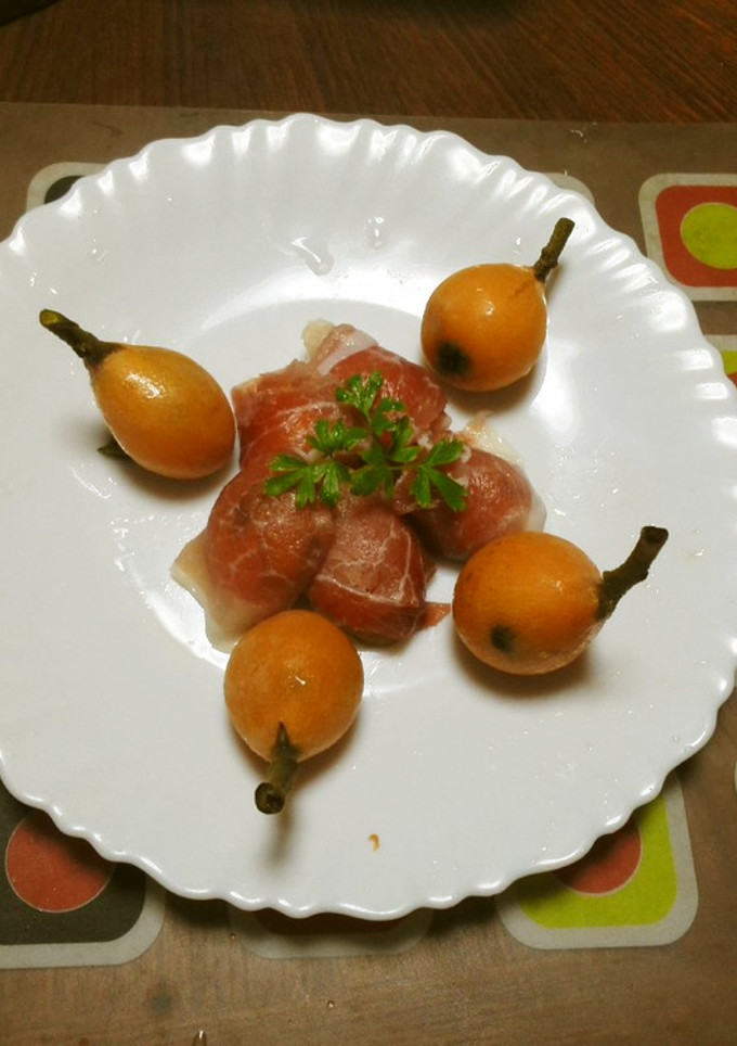 生ハム枇杷-レシピのメイン写真