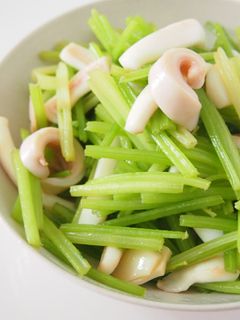 上海家庭料理♡イカのセロリ炒め-レシピのメイン写真