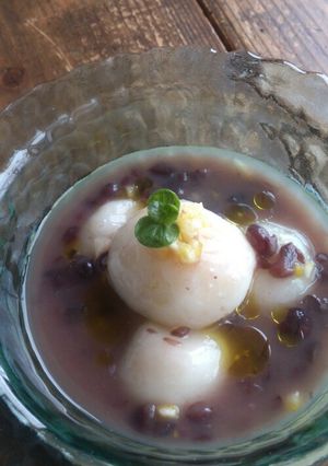 夏のおやつに♪塩レモンの白玉冷やし汁粉-レシピのメイン写真