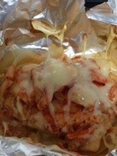 カジキマグロのキムチーズホイル焼き☆-レシピのメイン写真