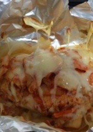 カジキマグロのキムチーズホイル焼き☆-レシピのメイン写真