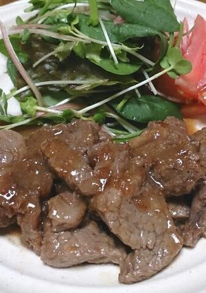 牛肉のレモンバター炒め-レシピのメイン写真