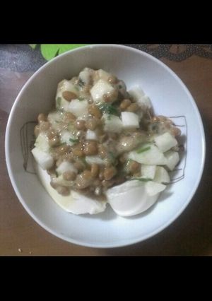 とうふ～長芋と納豆乗せ☆-レシピのメイン写真