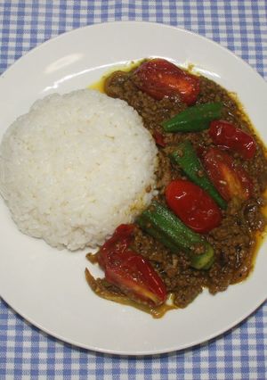 簡単おいしい☆干しトマトのひき肉夏カレー-レシピのメイン写真