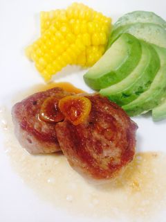 豚薄切り肉☆簡単絶品ロールステーキ-レシピのメイン写真