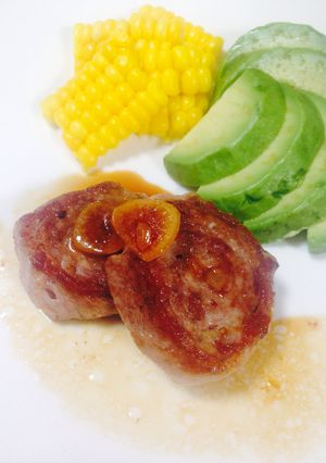 豚薄切り肉☆簡単絶品ロールステーキ-レシピのメイン写真