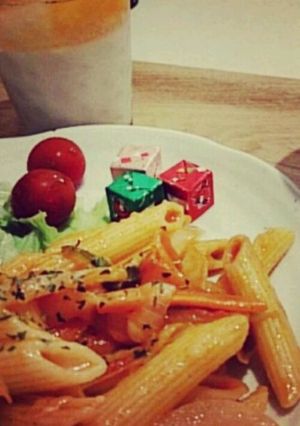 ペンネナポリタン-レシピのメイン写真