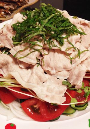 野菜たっぷり冷しゃぶサラダ-レシピのメイン写真