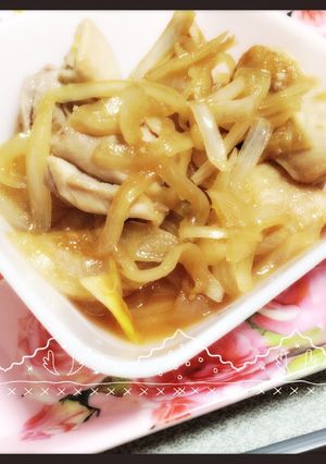 【簡単】鶏モモと玉ねぎのポン酢炒め♪-レシピのメイン写真