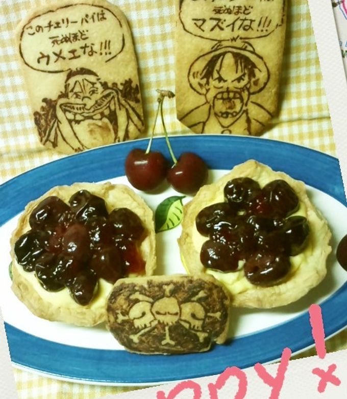 ワンピースのチェリーパイ②ミニサイズ by 幸せまちこ 【クックパッド