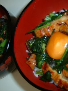 うなにら玉丼-レシピのメイン写真
