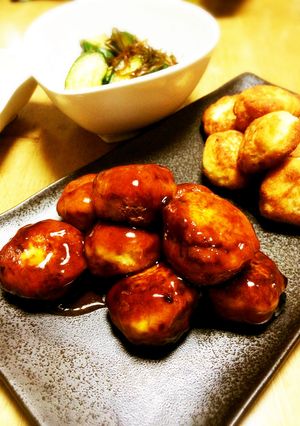 ふんわり♪しっとり♪おから団子の甘酢あん-レシピのメイン写真