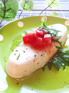塩トマトでイタリアンな冷ややっこ♪-レシピのメイン写真